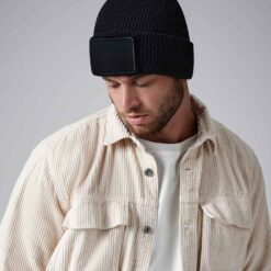 Beechfield Removable Patch Thinsulate™ Beanie