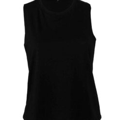 Bella Ladies Racer Back Cropped Tank Top