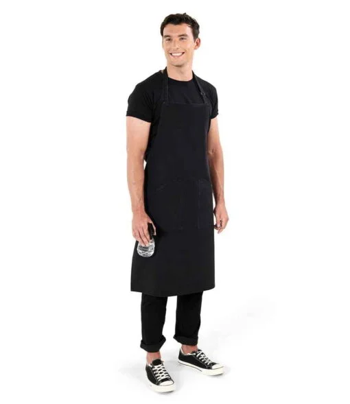 Brand Lab Denim Adjustable Bib Pocket Apron