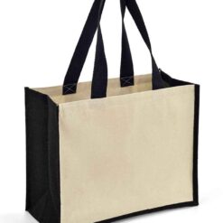 Brand Lab Jute and Canvas Shopper