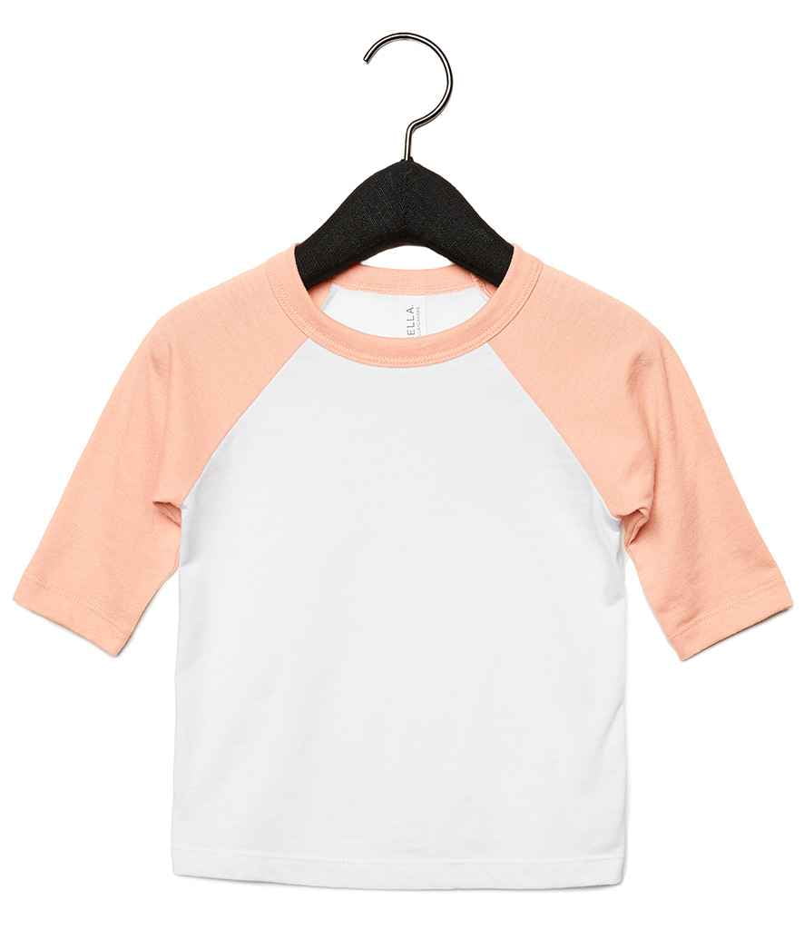 Canvas Toddler 3/4 Sleeve Baseball T-Shirt