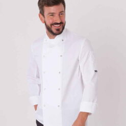 Dennys Long Sleeve Press Stud Chef's Jacket