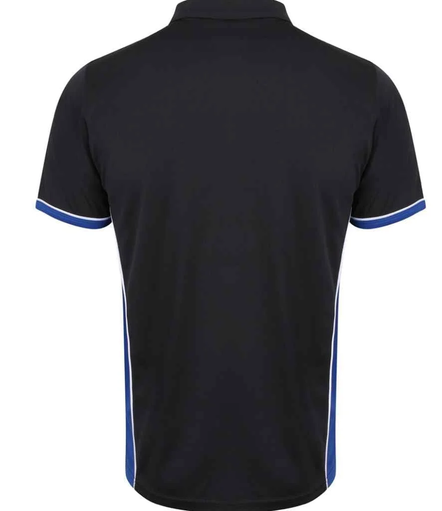 Finden and Hales Contrast Panel Polo Shirt