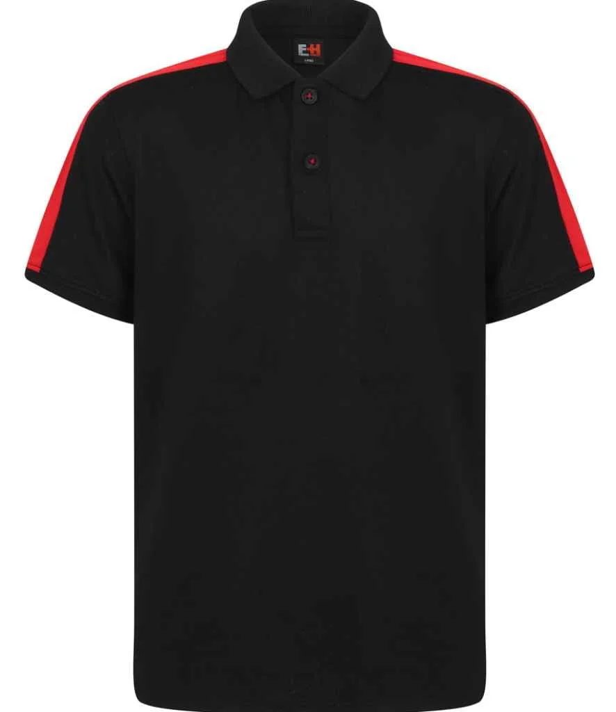 Finden and Hales Kids Contrast Panel Piqué Polo Shirt