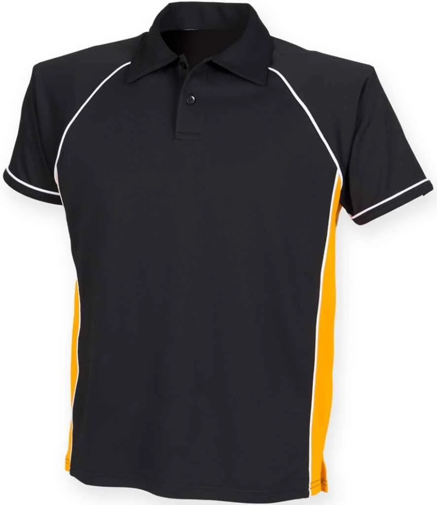 Finden and Hales Performance Piped Polo Shirt