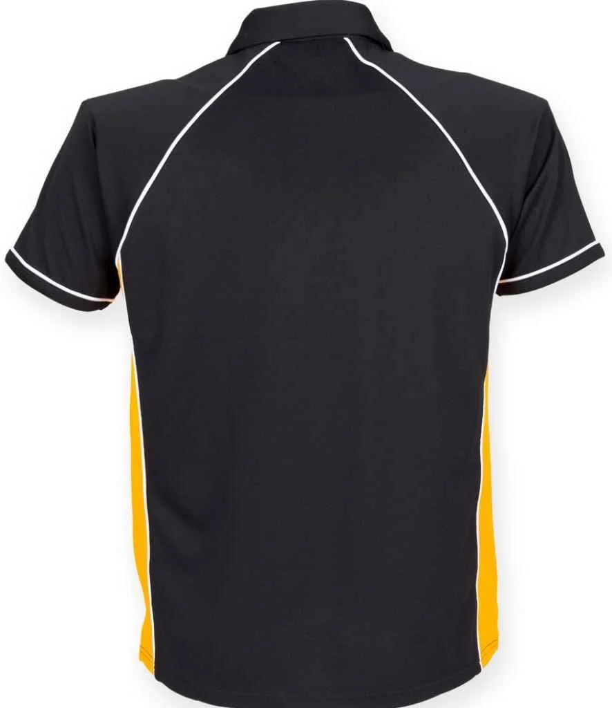 Finden and Hales Performance Piped Polo Shirt