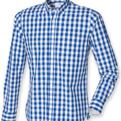 Front Row Long Sleeve Checked Cotton Shirt