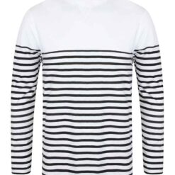 Front Row Unisex Long Sleeve Breton Striped T-Shirt