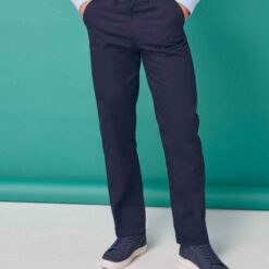 Henbury 65/35 Flat Fronted Chino Trousers