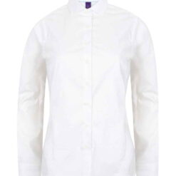 Henbury Ladies Long Sleeve Stretch Poplin Shirt