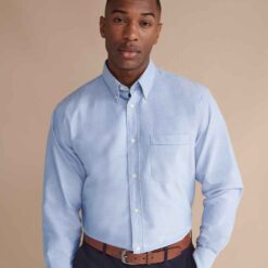 Henbury Long Sleeve Classic Oxford Shirt