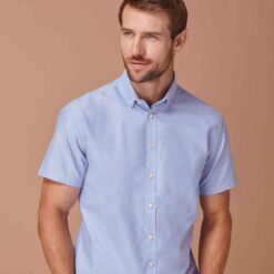 Henbury Modern Short Sleeve Regular Fit Oxford Shirt