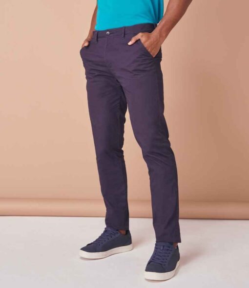 Henbury Stretch Flex Waistband Chino Trousers