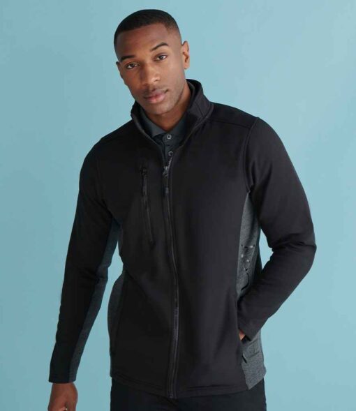 Henbury Unisex Contrast Soft Shell Jacket