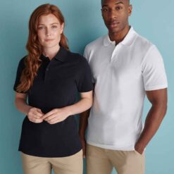 Henbury Unisex Stretch Cotton Piqué Polo Shirt