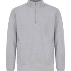 Henbury Unisex Sustainable 1/4 Zip Sweatshirt