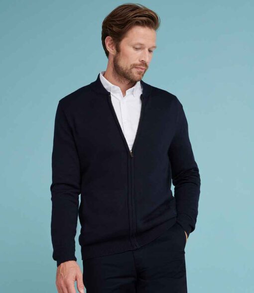 Henbury Unisex Zip Through Cardigan