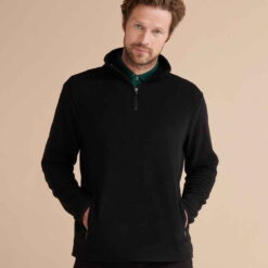 Henbury Zip Neck Micro Fleece