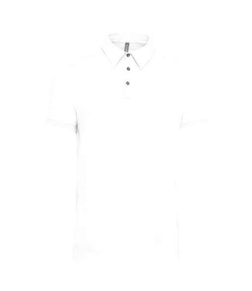 Kariban Jersey Polo Shirt - White, XXL