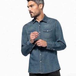 Kariban Long Sleeve Denim Shirt