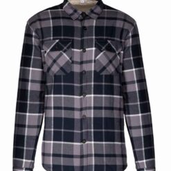 Kariban Sherpa Lined Checked Shirt Jacket