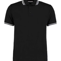 Kustom Kit Contrast Tipped Poly/Cotton Piqué Polo Shirt