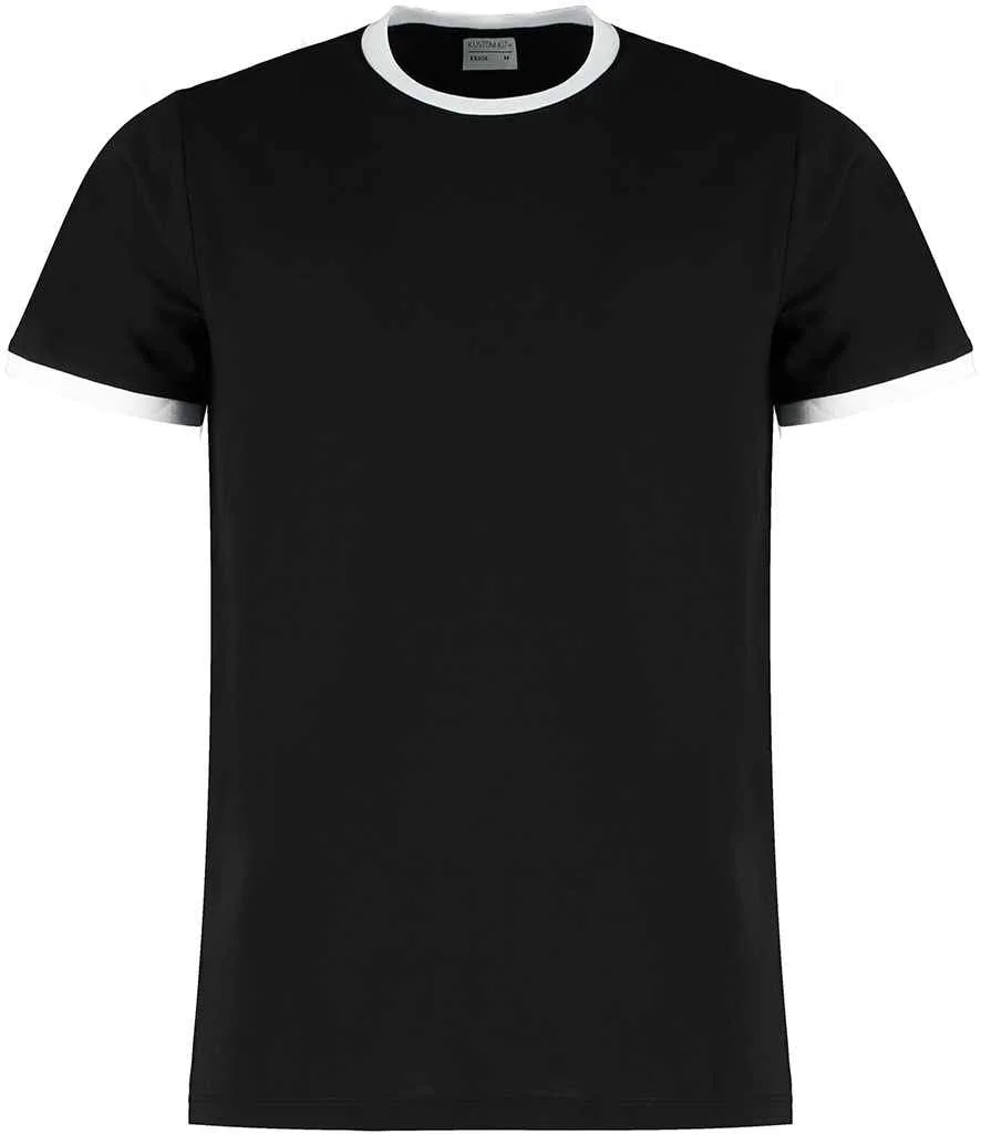 Kustom Kit Fashion Fit Ringer T-Shirt