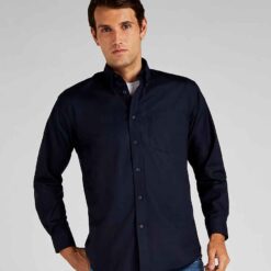 Kustom Kit Long Sleeve Classic Fit Workwear Oxford Shirt