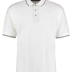 Kustom Kit St Mellion Tipped Cotton Piqué Polo Shirt