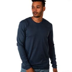 Next Level Apparel Cotton Long Sleeve Crew Neck T-Shirt