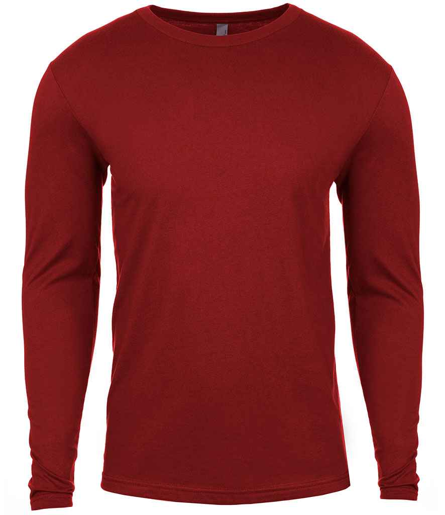 Next Level Apparel Cotton Long Sleeve Crew Neck T-Shirt