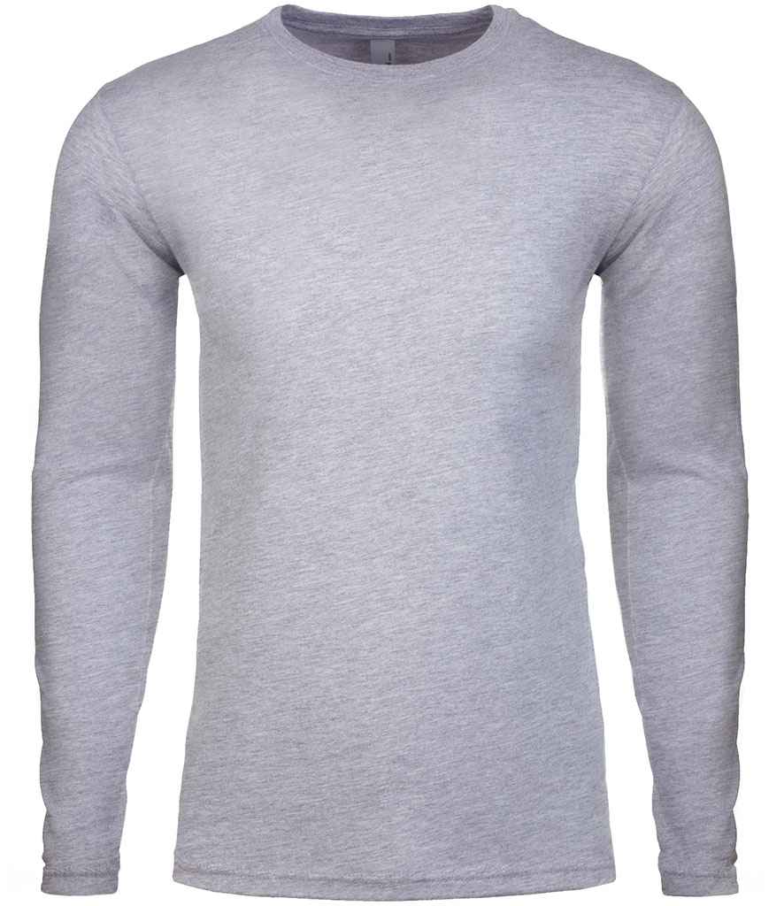 Next Level Apparel Cotton Long Sleeve Crew Neck T-Shirt