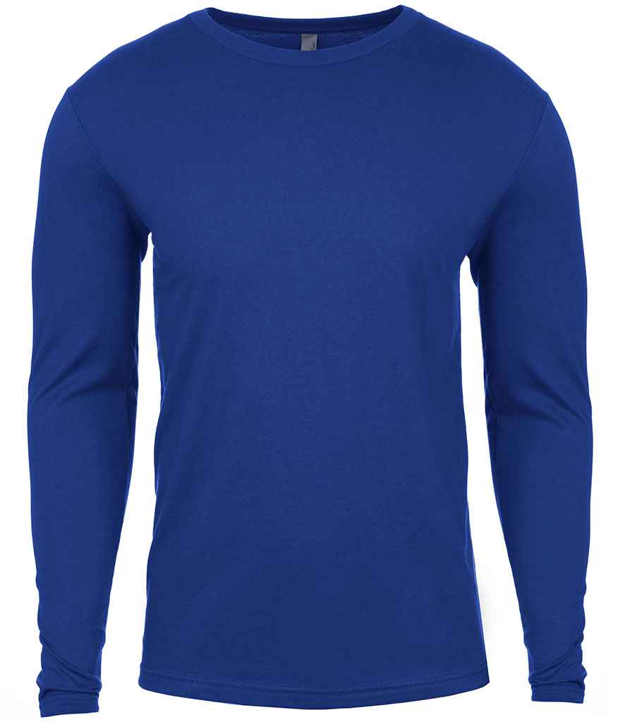 Next Level Apparel Cotton Long Sleeve Crew Neck T-Shirt