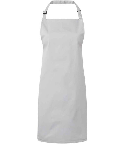 Premier 'Colours' Bib Apron - Silver, ONE