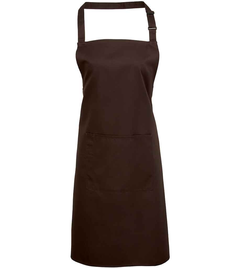 Premier 'Colours' Bib Apron with Pocket