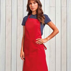 Premier 'Colours' Bib Apron with Pocket