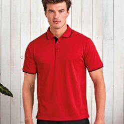 Premier Contrast Coolchecker® Piqué Polo Shirt