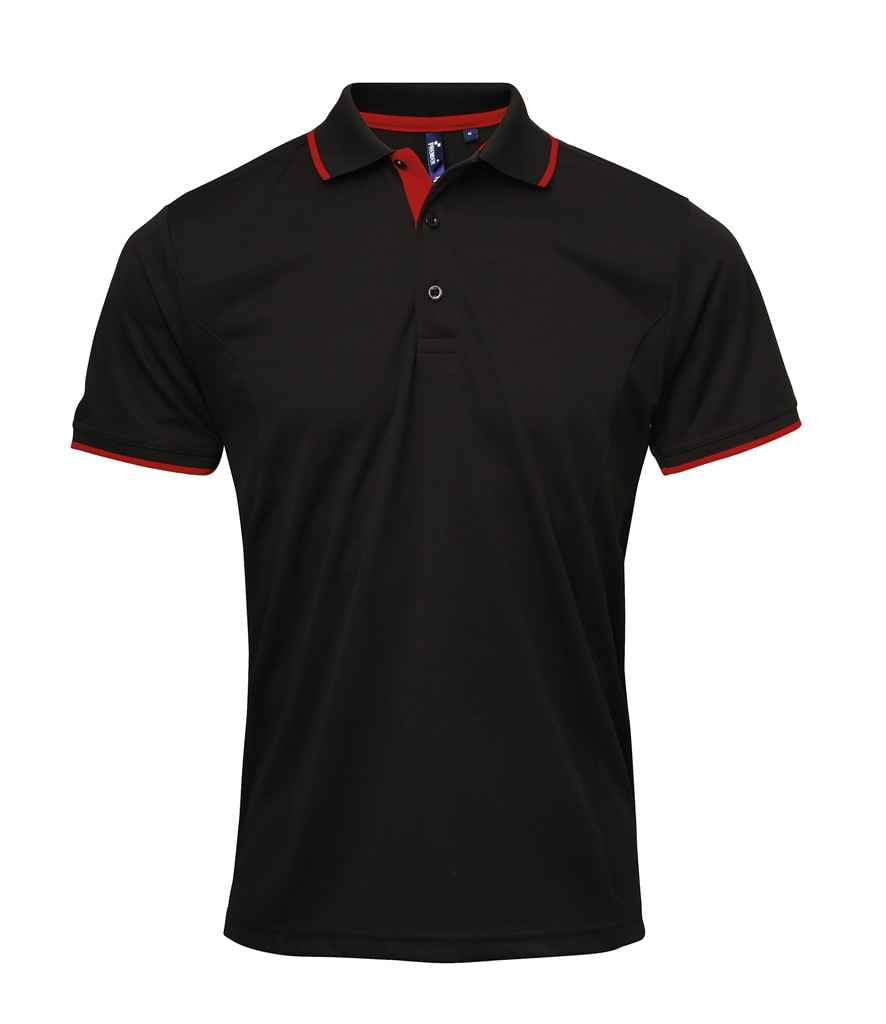 Premier Contrast Coolchecker® Piqué Polo Shirt