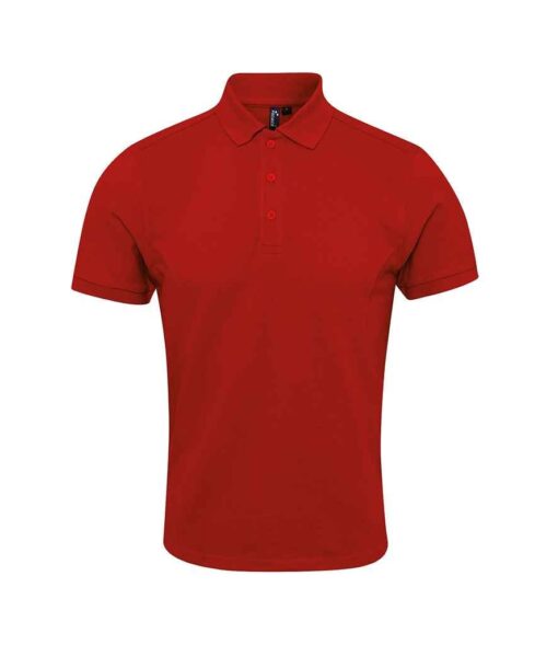 Premier Coolchecker® Plus Piqué Polo Shirt - Red, 6XL
