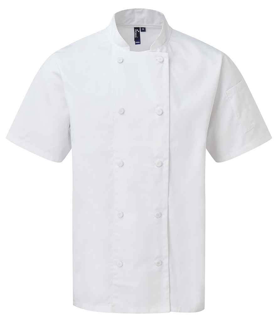 Premier Coolchecker® Short Sleeve Chef's Jacket