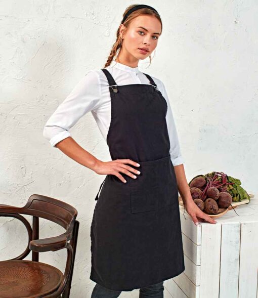 Premier Cross Back Barista Bib Apron