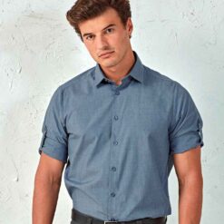 Premier Cross-Dye Roll Sleeve Shirt