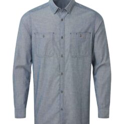 Premier Fairtrade Organic Long Sleeve Chambray Shirt