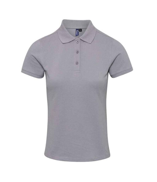 Premier Ladies Coolchecker® Plus Piqué Polo Shirt - Silver, XXL