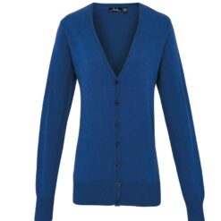 Premier Ladies Cotton Acrylic V Neck Cardigan