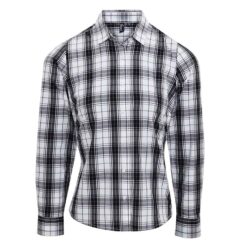 Premier Ladies Ginmill Check Long Sleeve Shirt