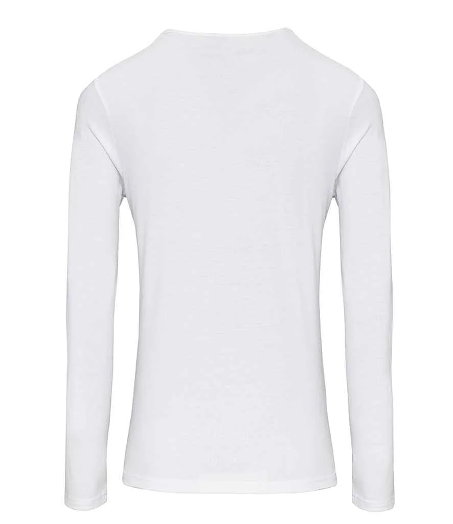 Premier Ladies Long John Roll Sleeve T-Shirt