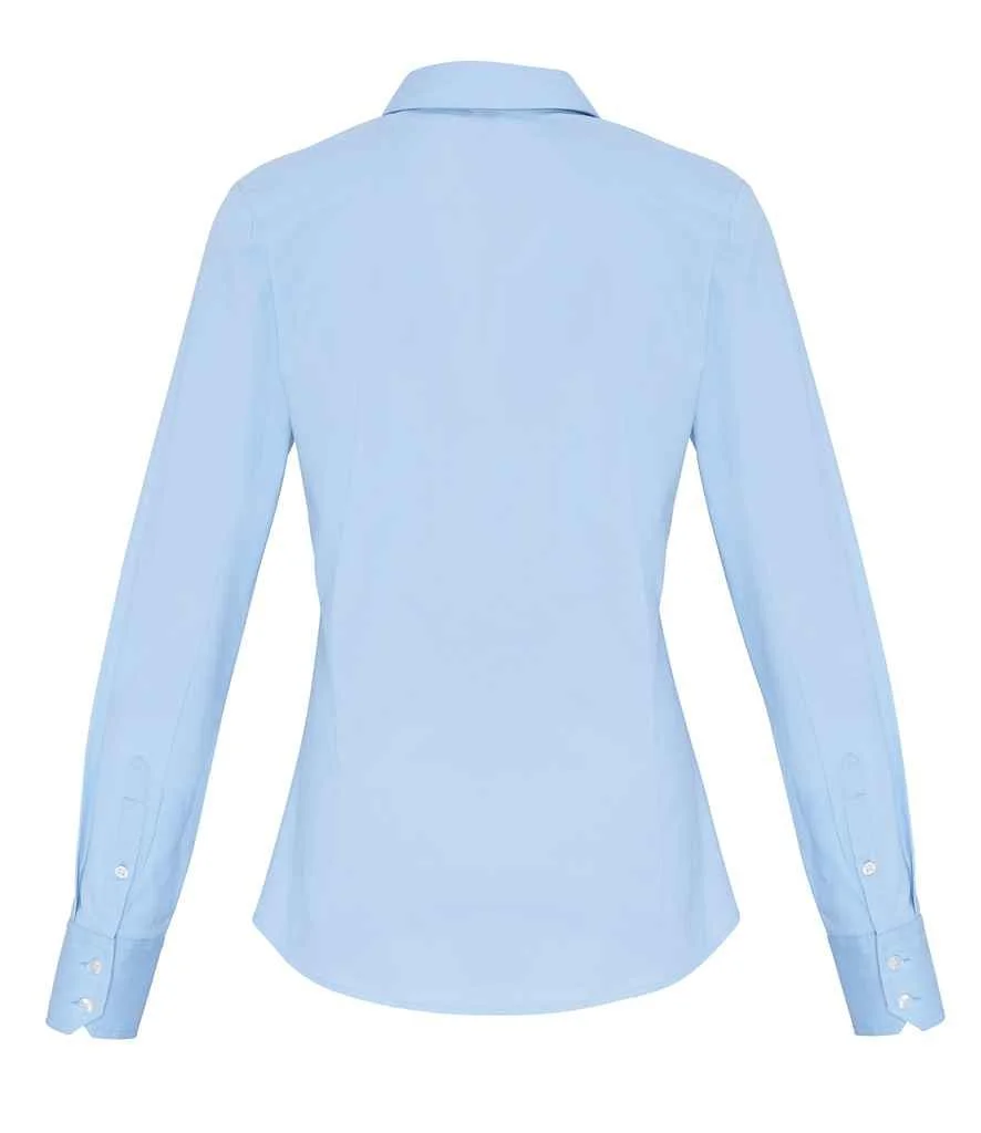 Premier Ladies Long Sleeve Stretch Fit Poplin Shirt