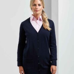 Premier Ladies Longline V Neck Cardigan