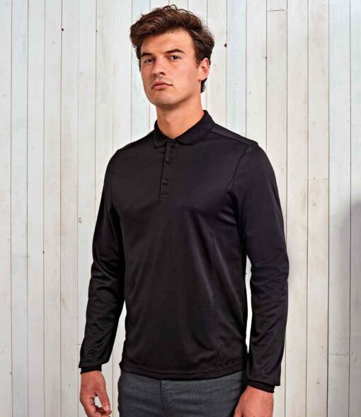 Premier Long Sleeve Coolchecker® Piqué Polo Shirt